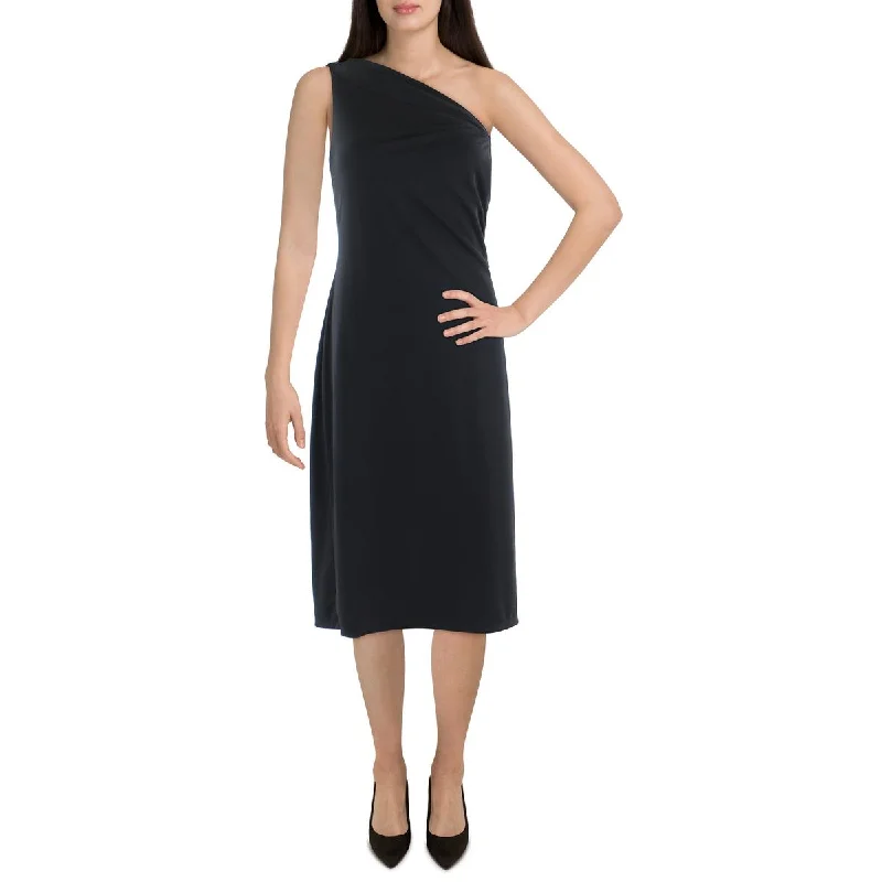 Lauren Ralph Lauren Womens Solid Short Cocktail and Party Dress