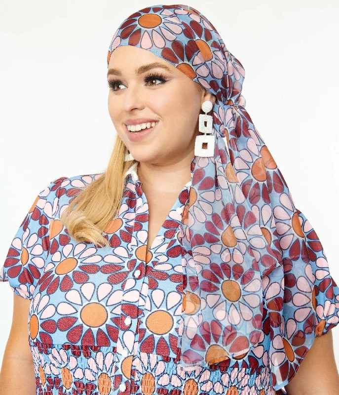 Smak Parlour Flower Power Long Hair Scarf