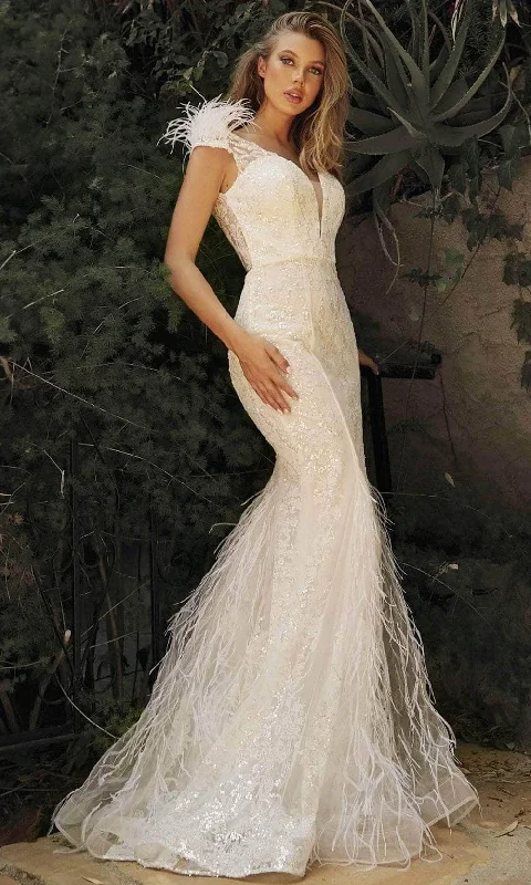 Ladivine C57W - Embellished Mermaid Bridal Gown